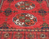 3x5 Red Ersari Afghan Hand Knotted Veg Dye Wool Area Rug